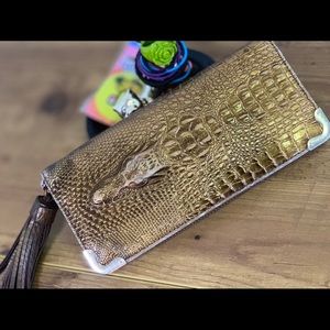 Faux crocodile wallet